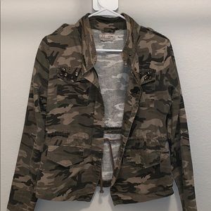 Army Print Jacket